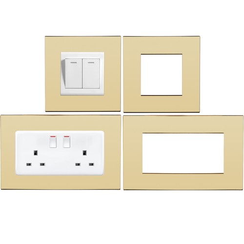 Single double light switch - light,
