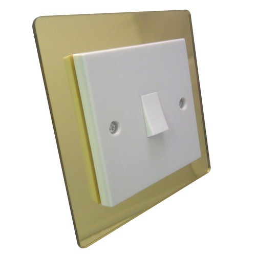 Single light switch surround - single,