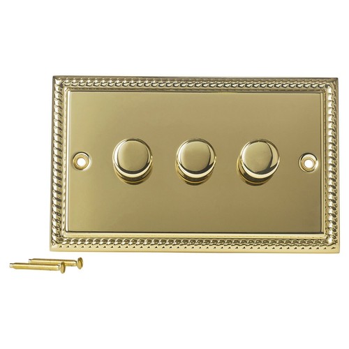 Volex crabtree brass gold - brass, 3