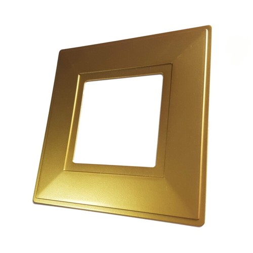 Gold light switch surround - switch,