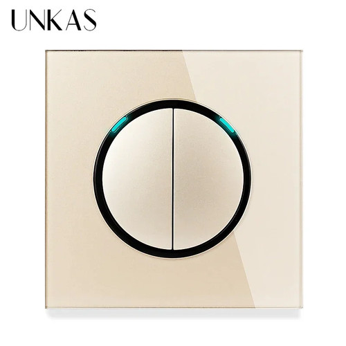 Glass wall light switch - light,