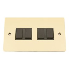 10 Amp Light Switch 4 Gang 2
