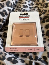 #Rose Gold Light Switch 2gang